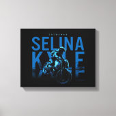 Catoman Selina Kyle Motorcycle Canvas Afdruk (Voorkant)
