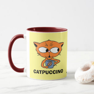 CATPUCCINO Kat Puns Humoristische Koffiemok Mok