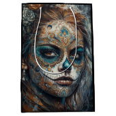 Catrina Azul Medium Cadeauzakje (Voorkant)