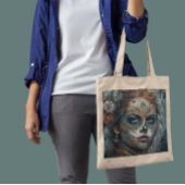Catrina Azul Tote Bag