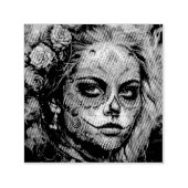 Catrina Azul Zelfinktende Stempel (Design)