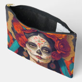 Catrina Dag van de Dode Grote Accessoire Pouch Etui (Open)