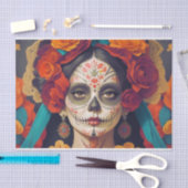 Catrina Dag van de Doden 1 Decoupage Tissuepapier (Craft)