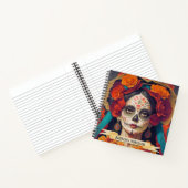 Catrina Day Of Dead 1 Avec Carnet Texte (Intérieur)