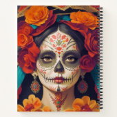 Catrina Day Of Dead 1 Avec Carnet Texte (Dos)