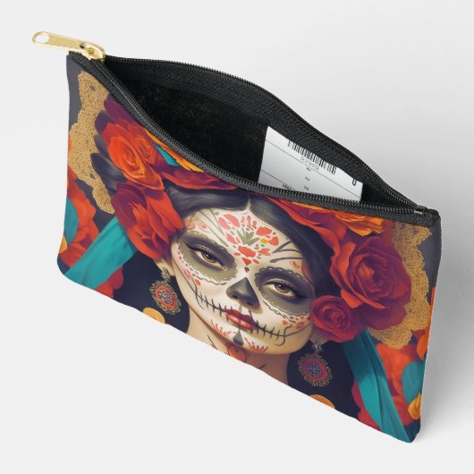 Catrina Day of the Dead Small Etui (Open)