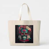 Catrina Skull Artistic Tas (Achterkant)
