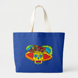 Catrina Sugar Skull Grote Tote Bag