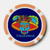 Catrina Sugar Skull Poker Chips (Achterkant)