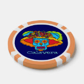 Catrina Sugar Skull Poker Chips (Enkel)