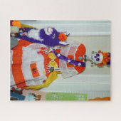 Catrina sur un puzzle d'âne (Horizontal)
