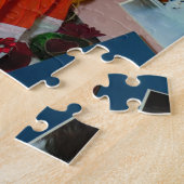 Catrina sur un puzzle d'âne (Côté)