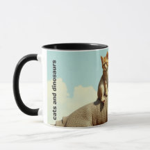Cats-a-Tonic Cats en Dinosaurs Mok