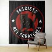Cats Against Fascists Wandkleed (In situ)