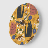  Cats and Birds, met de hand getekend. Grote Klok (Hoek)