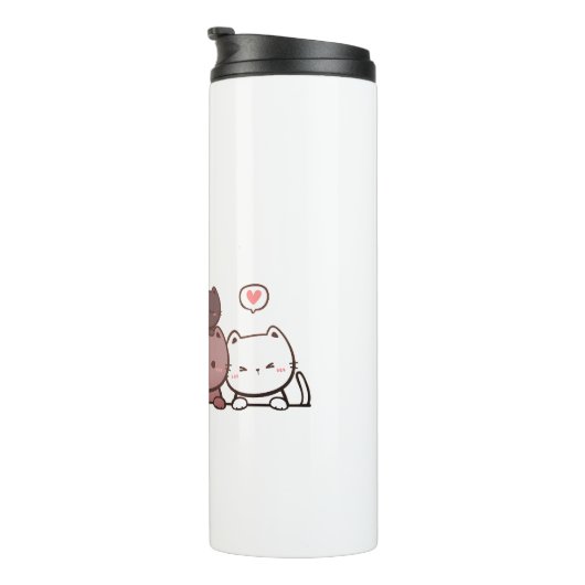 Cats, Animals, Fun Thermosbeker (Geroteerd rechts)