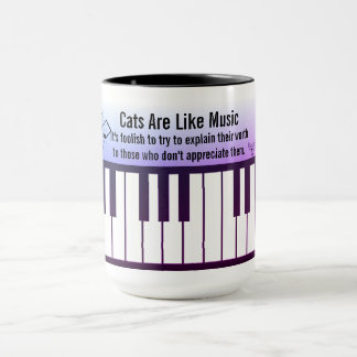 Cats Are Like Music, Piano Keyboard, Staff, Cats P Mok
