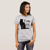 Cats are my LOVE Language T-Shirt (Devant entier)