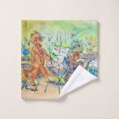 Cats Band, Louis Wain Bad Handdoek (Wasdoekje)