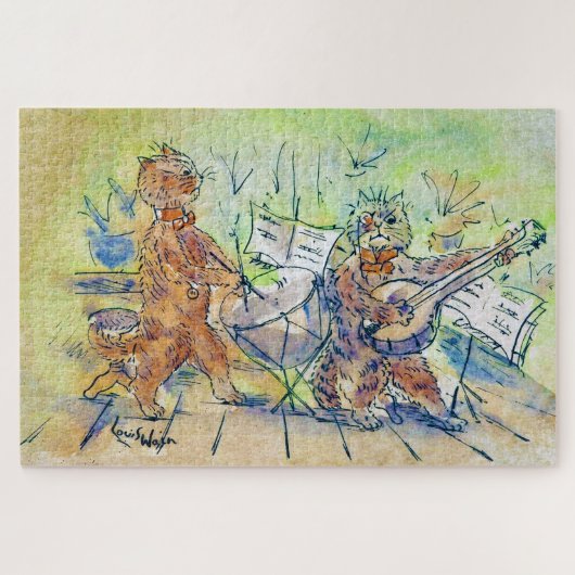 Cats Band, Louis Wain Legpuzzel (Horizontaal)