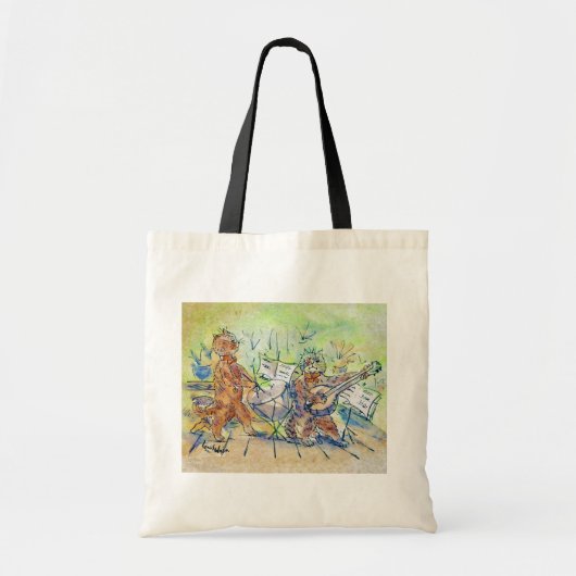 Cats Band, Louis Wain Tote Bag (Voorkant)