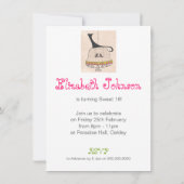 Cats Birdcages Sweet 16 Invitations (Dos)