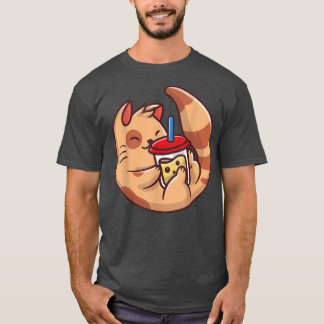 Cats Boba Tea Bubble Tea Kawaii Theme Cute Cats Sm T-shirt