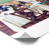 Cat's Breakfast Time, Louis Wain Poster (Hoek)