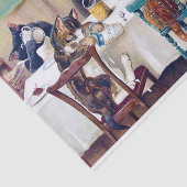 Cat's Breakfast Time, Louis Wain Tissuepapier (Detail)