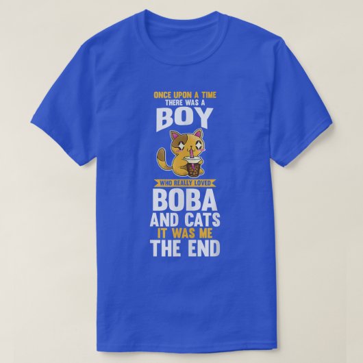 Cats Bubble Tea T-shirt (Design voorkant)