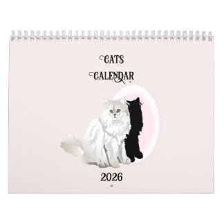 Cats by the Month Calendar Kalender