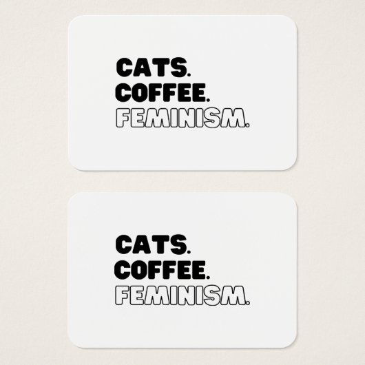 Cats Café Féminisme (Devant & derrière)