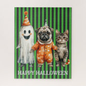 Cats & Chiens Halloween Puzzle (Vertical)