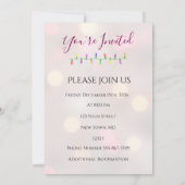 Cat's Christmas Party - Louis Wain Invitations (Dos)