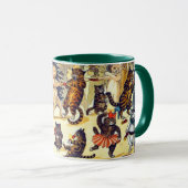 Cat's Christmas Party, Louis Wain Mok (Voorkant rechts)