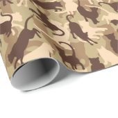 Cats Desert Camouflage Cadeaupapier (Rol Hoek)