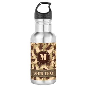 Cats Desert Camouflage Waterfles