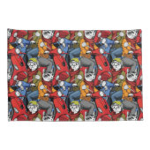 Cats & Dogs Scooter Pattern Kussensloop (Achterkant-Rechts)