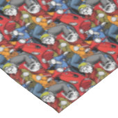 Cats & Dogs Scooter Pattern Tafelkleed (Gekanteld)