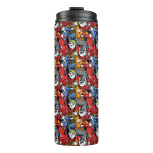 Cats & Dogs Scooter Pattern Thermosbeker
