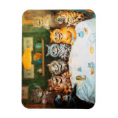 Cats Enjoying Cigars & Brandy, Louis Wain Magneet (Verticaal)