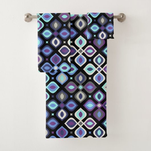 Cats-eye 70's inspiré géométrique floral (En situation)