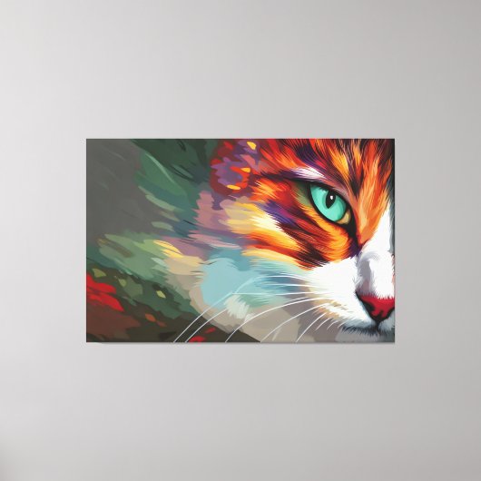 Cat's Eye Design Canvas Afdruk (Voorkant)