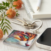 Cat's Eye Design Sleutelhanger (Voorkant Rechts)