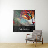 Cat's Eye Design Wandkleed (In situ)