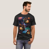 Cats Fireworks-Show T-shirt (Voorkant volledig)