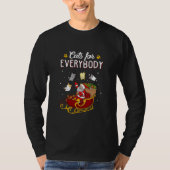 Cats For Everybody Christmas Cat Lover T-shirt (Voorkant)