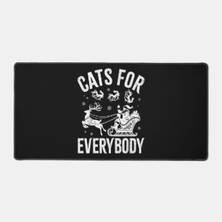 Cats For Everybody Funny Christmas Santa Cat Lover Bureaumat