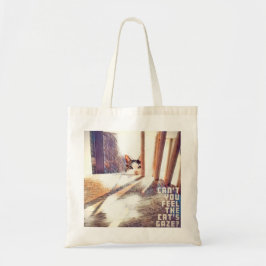Cat's gaze tote bag