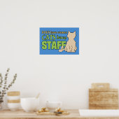 CATS HAVE STAFF custom poster (Cuisine)